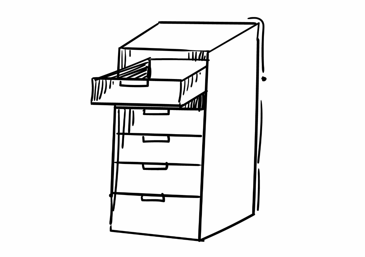 file cabine doodle
